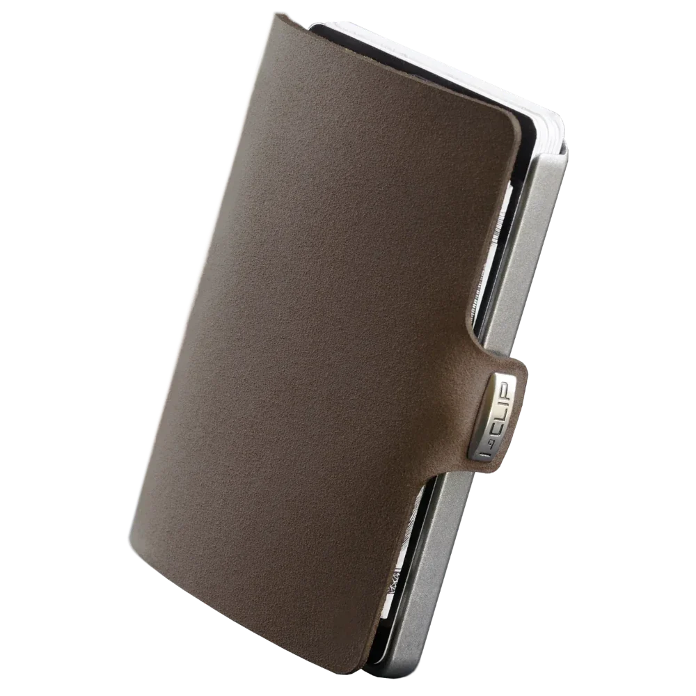 I-CLIP Original Silber Glattleder Brown - I-CLIP.com EU Shopify