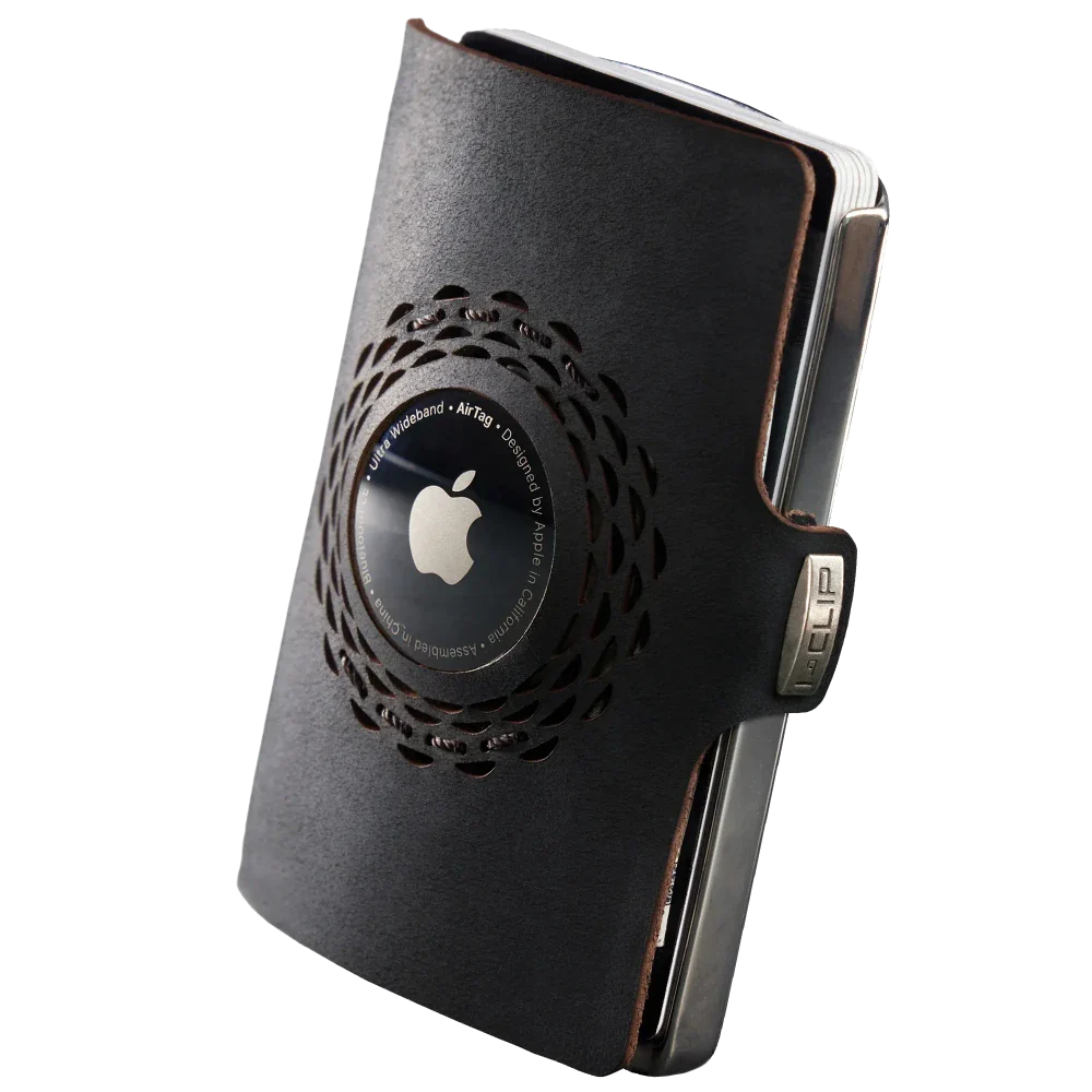 I-CLIP Edelstahl Poliert für Apple AirTag Black - I-CLIP.com EU Shopify