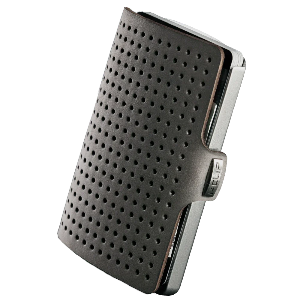 I-CLIP Edelstahl Satiniert Lochprägung Urban Grey - I-CLIP.com EU Shopify